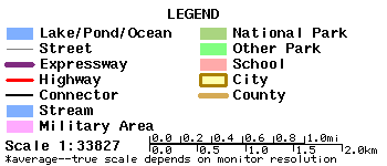 [College Park East Map Legend]